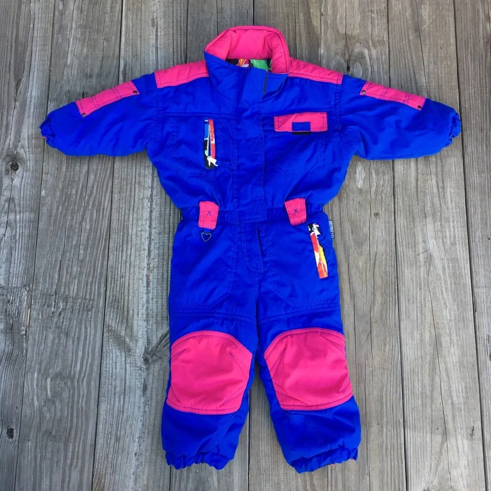 SOLD RARE Vintage Obermeyer Snowsuit Size 2 Reversible - Picture 1 of 4